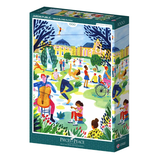 Public Garden 1000 Piece Puzzle Pieces & Peace