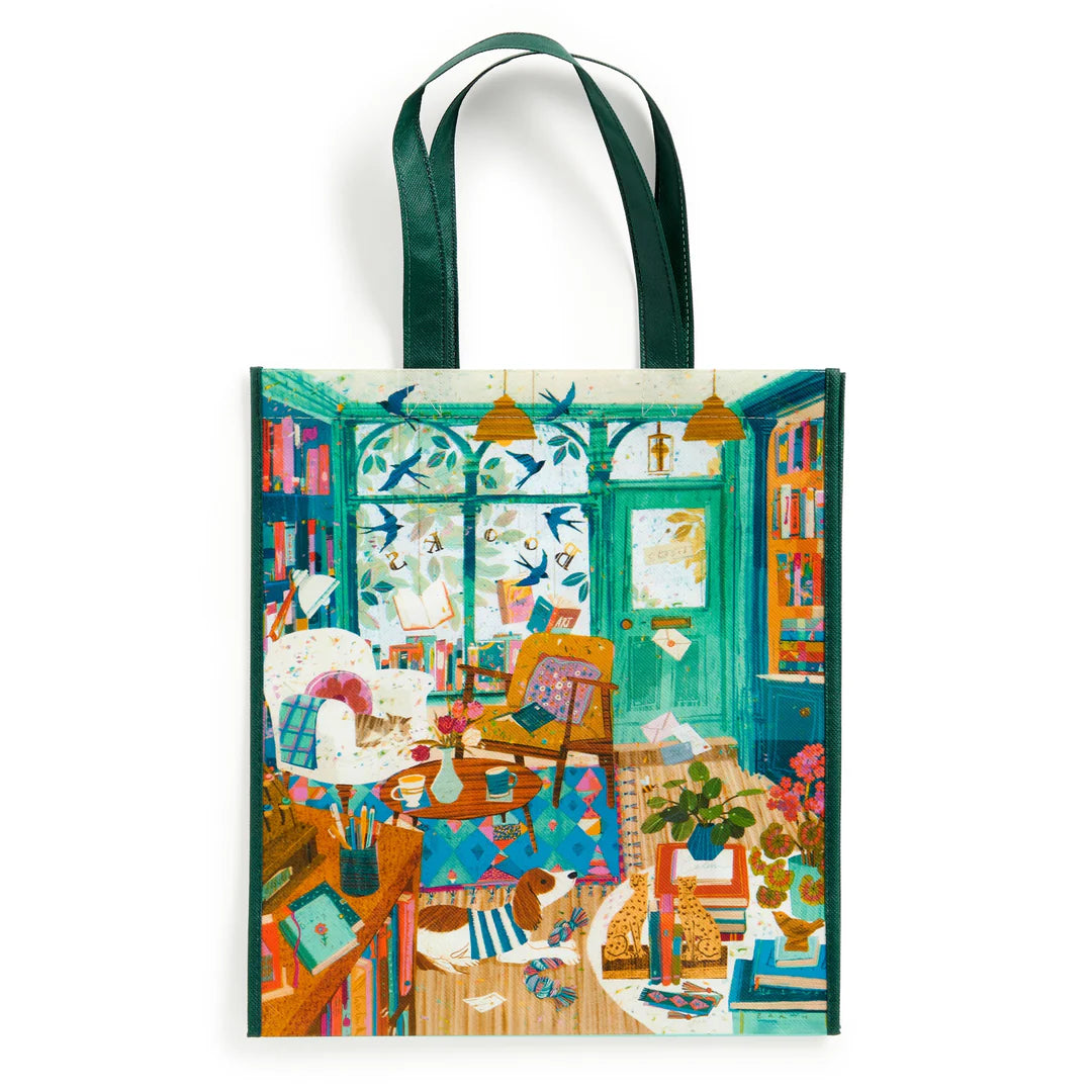 Bookshop Afternoon Reusable Shopping Bag