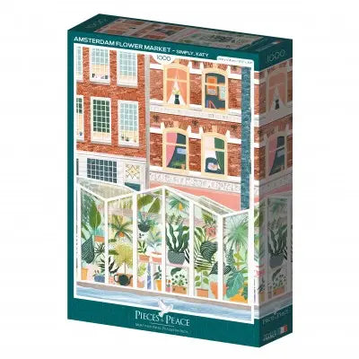 Amsterdam Flower Market 1000 Piece Puzzle