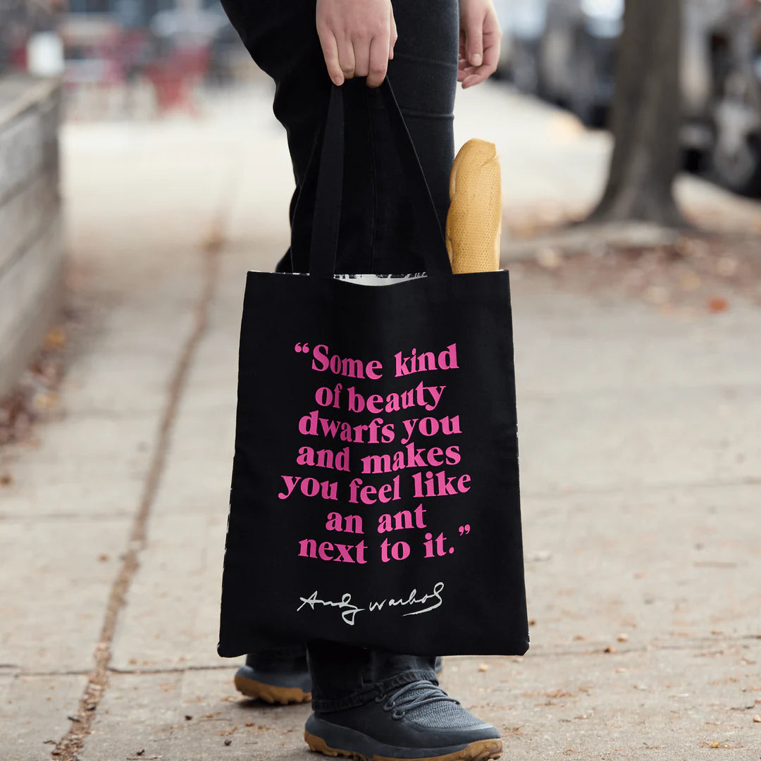 Warhol Flowers Canvas Tote Bag