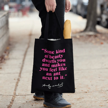 Warhol Flowers Canvas Tote Bag
