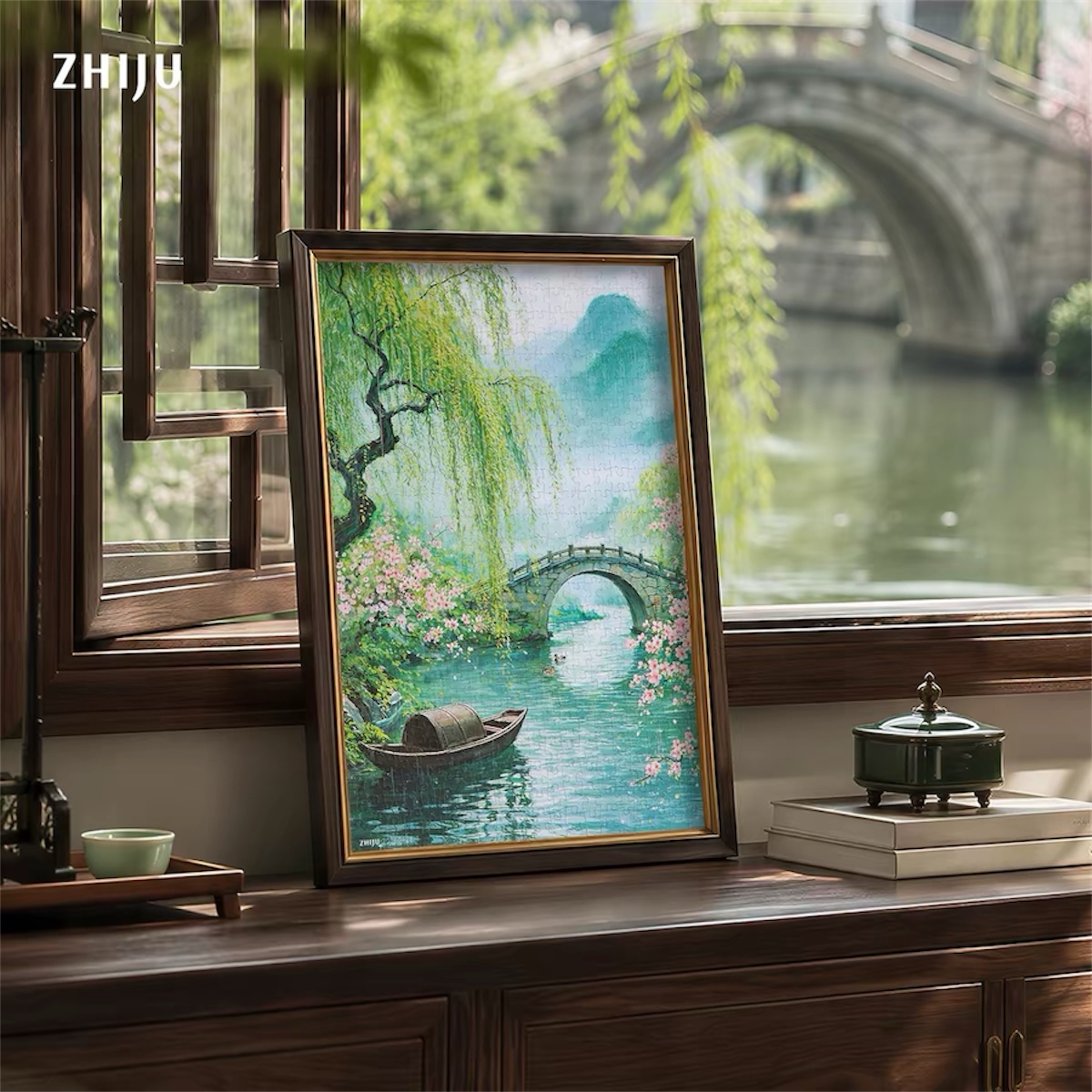 Joyful Rain of Spring Night 500 Piece Jigsaw Puzzle ZHIJU