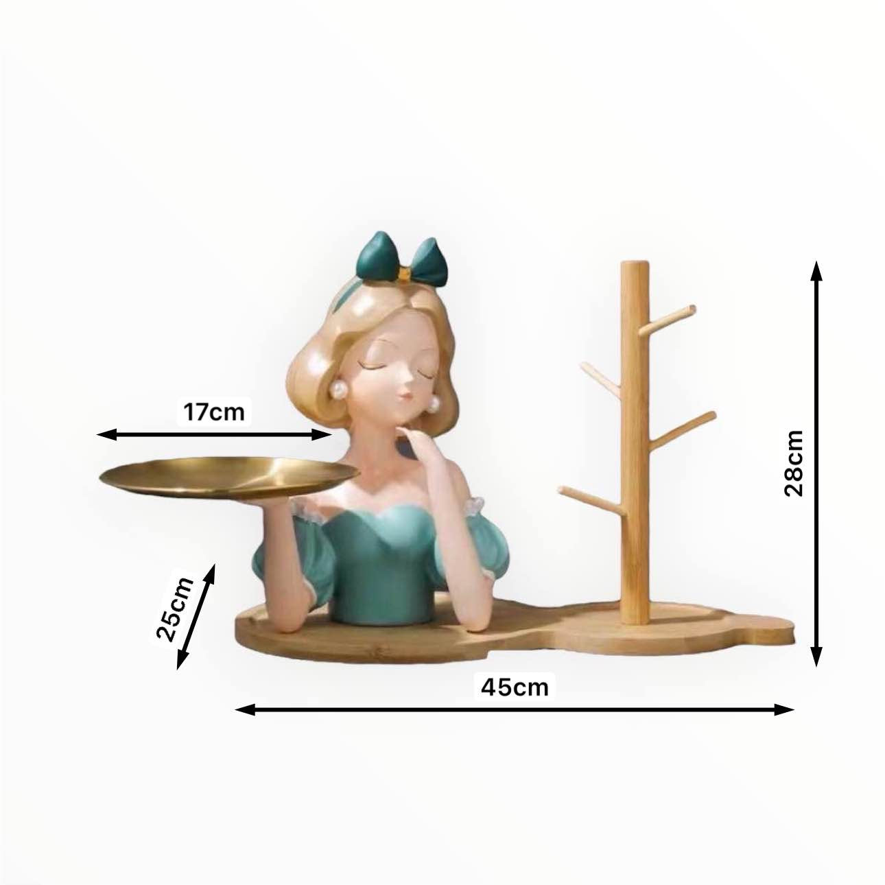 Charmante figurine décorative Blanche Neige