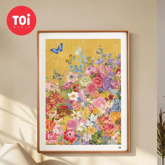 TOI Butterfly Gilded Garden 1000 Piece Puzzle