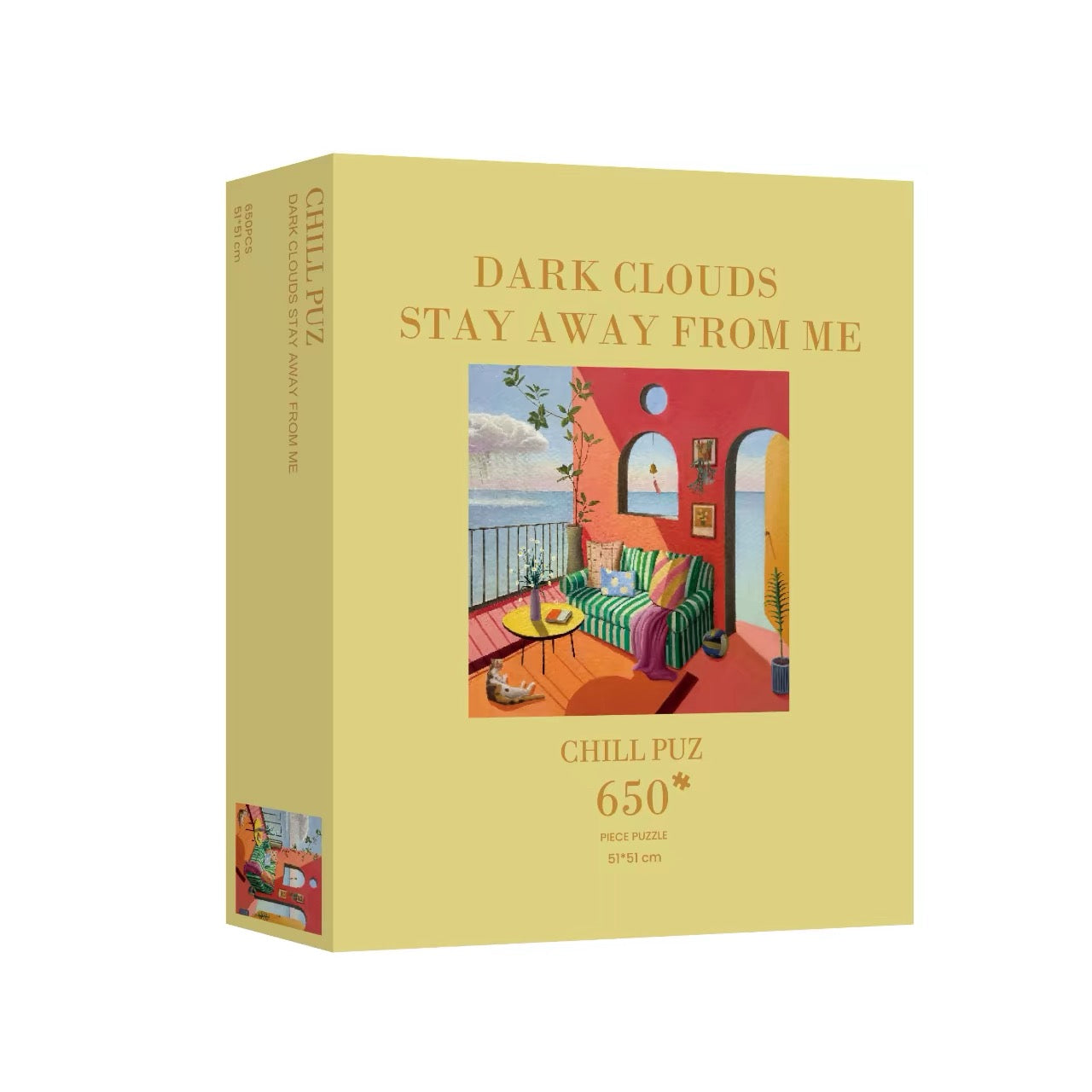Dark Clouds Stay Away From Me 650 Piece Jigsaw Puzzle CHILL PUZ