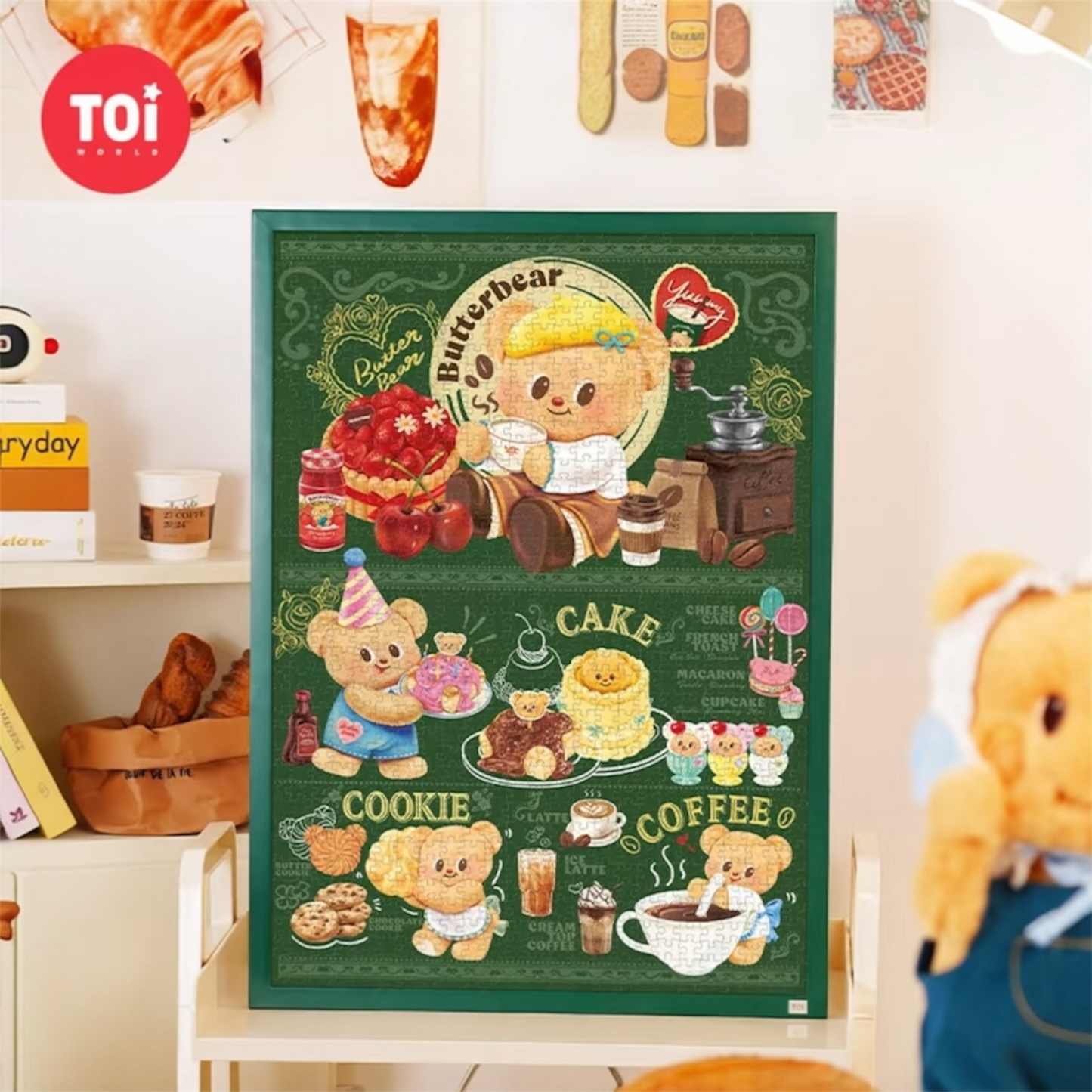 Butterbear Sweet Menu 1000 Piece Puzzle