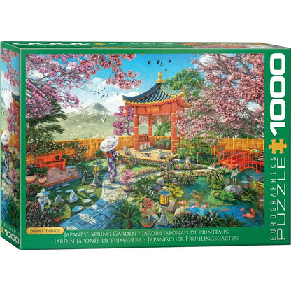 Japanese Spring Garden 1000 Piece Puzzle