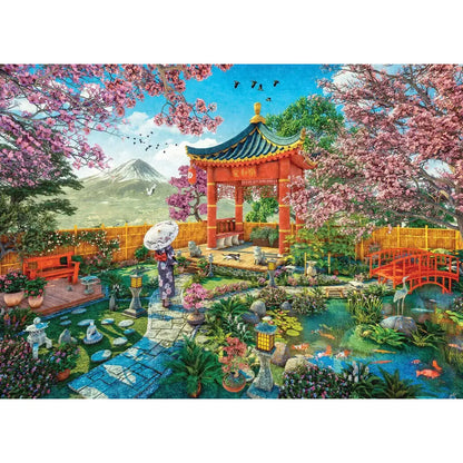 Japanese Spring Garden 1000 Piece Puzzle