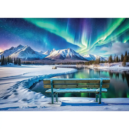 Yukon Aurora Borealis 1000 Piece Puzzle