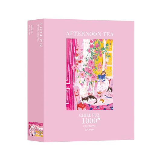 CHILL PUZ Afternoon Tea 1000 Piece Puzzle CHILL PUZ