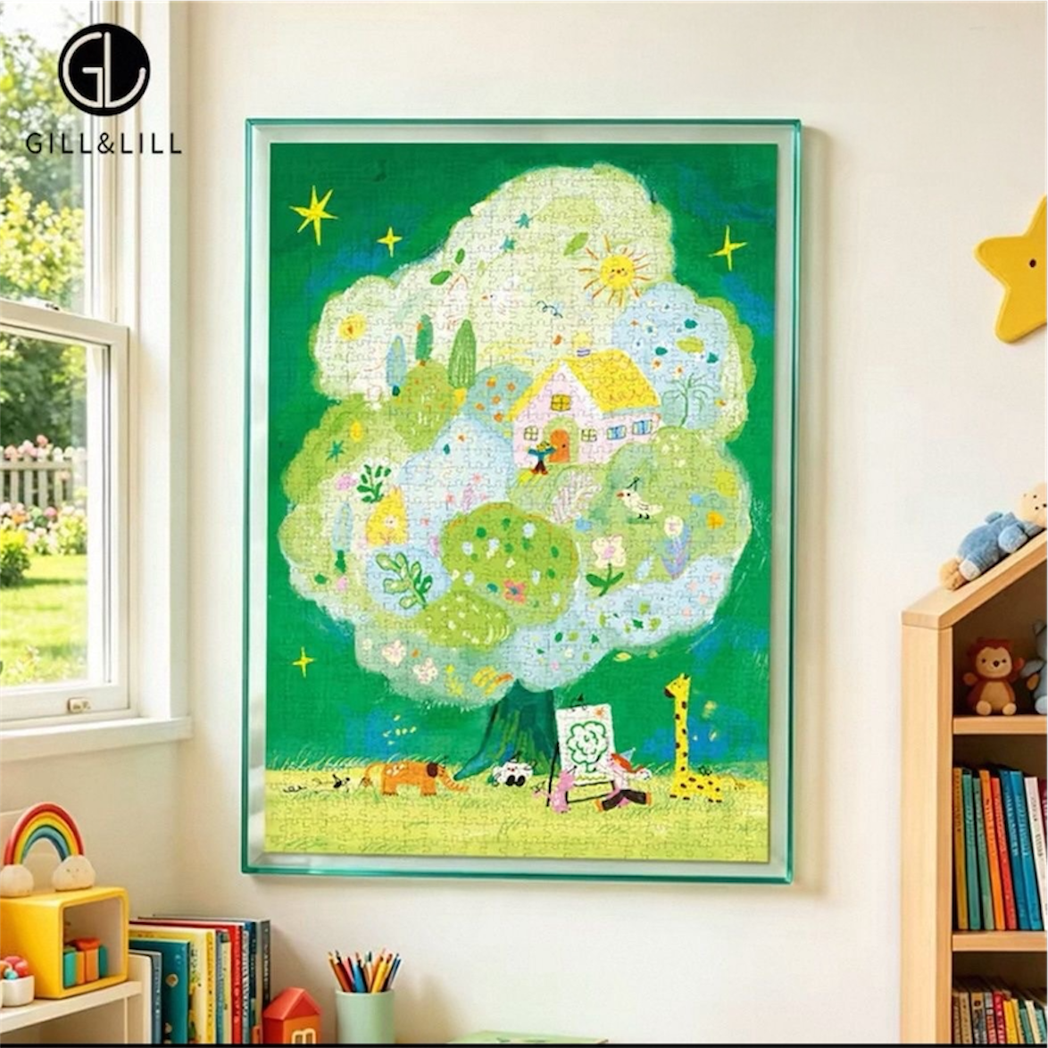 GILL&LILL Woodland Utopia 1000 Piece Jigsaw Puzzle Gill & Lill