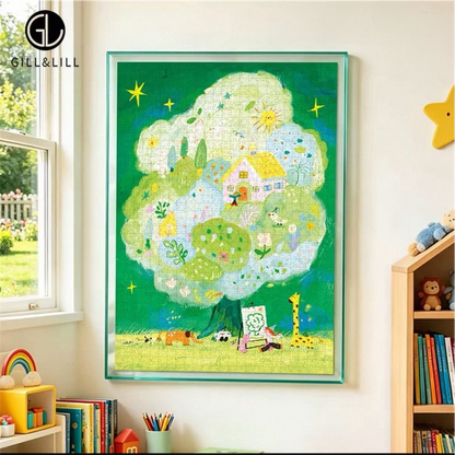 GILL&LILL Woodland Utopia 1000 Piece Jigsaw Puzzle Gill & Lill