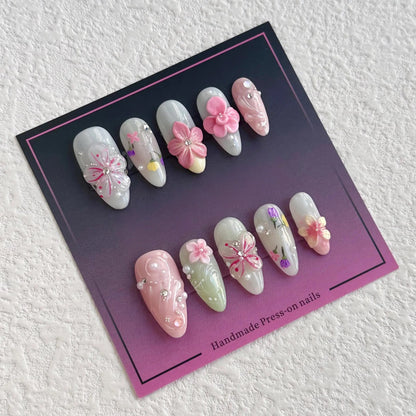 Pink Blossom Dream Press-on Nails