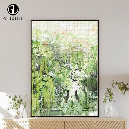 Gill & Lill Spring Willow 1000 Piece Puzzle Gill & Lill