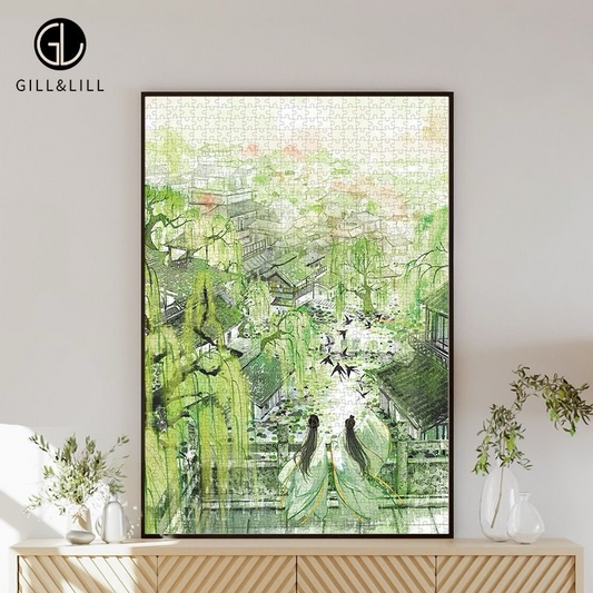 Gill & Lill Spring Willow 1000 Piece Puzzle Gill & Lill