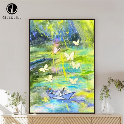 Gill & Lill Dancing Butterfly 1000 Piece Puzzle CHILL PUZ