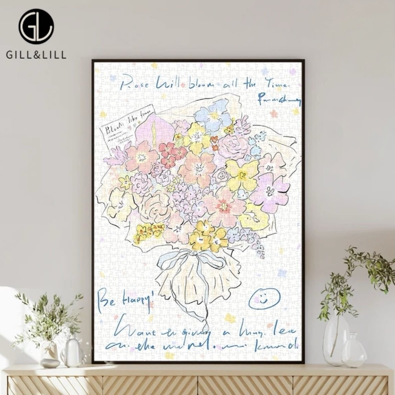 Gill & Lill Tulip Bouquet 1000 Piece Puzzle Gill & Lill