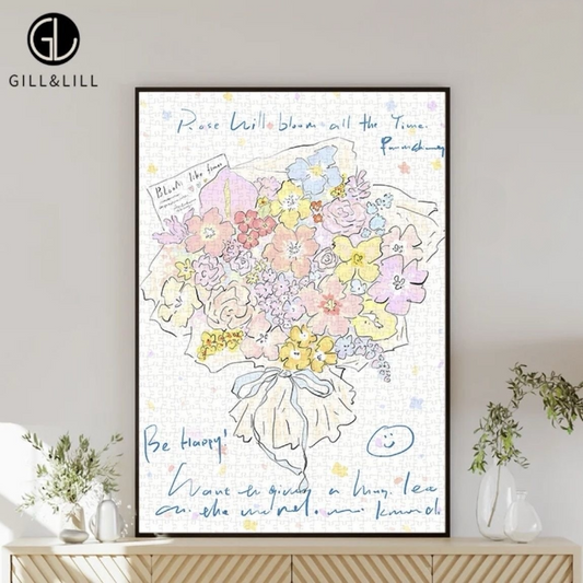 Gill & Lill Tulip Bouquet 1000 Piece Puzzle Gill & Lill