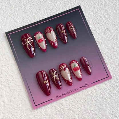 Sweet Cherry Press-on Nails