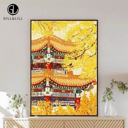 Gill & Lill Golden Scenery 1000 Piece Puzzle Gill & Lill
