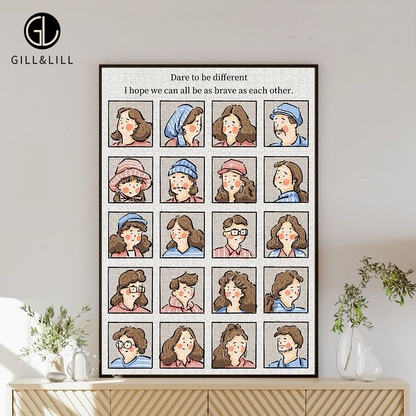 Gill & Lill Unique Existence 1000 Piece Puzzle Gill & Lill