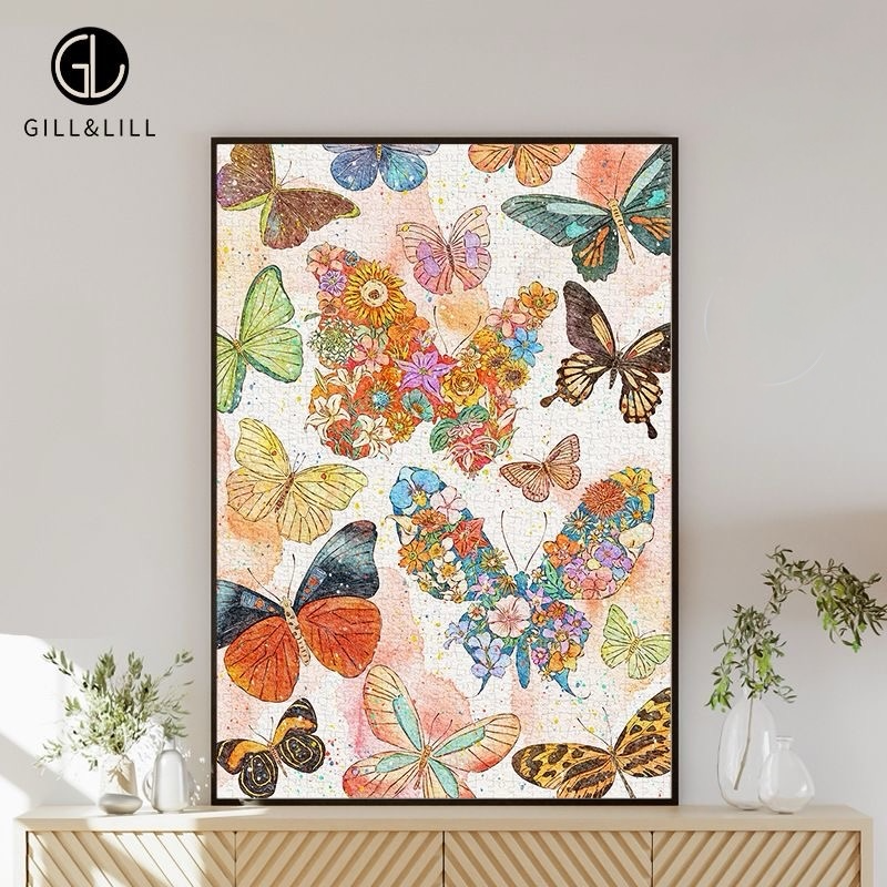 Gill & Lill Gorgeous Butterfly 1000 Piece Puzzle Gill & Lill