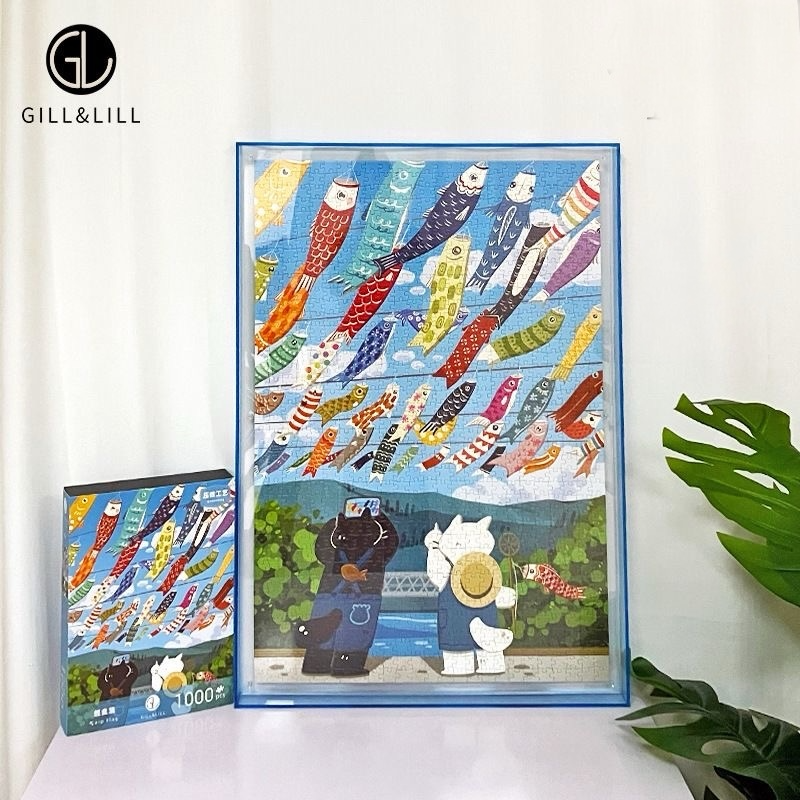 Gill & Lill Carp Flag 1000 Piece Puzzle Gill & Lill