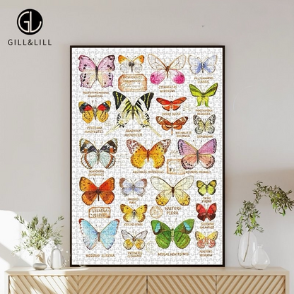Gill & Lill The Butterfly 1000 Piece Puzzle Gill & Lill