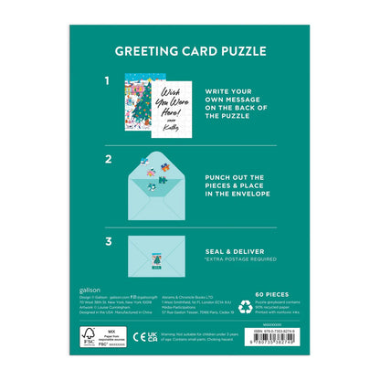 Merry & Bright Greeting Card Puzzle