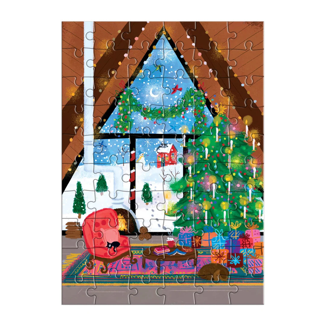 Joy Laforme Cozy Cabin Greeting Card Puzzle