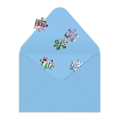 Michael Storrings Christmas in the City Greeting Card Puzzle Galison