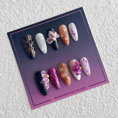 Midnight Garden Press-on Nails