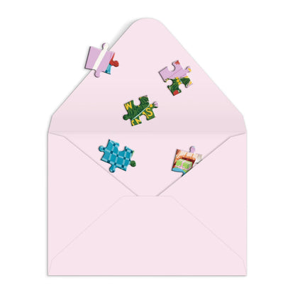 Meowy Christmas Greeting Card Puzzle