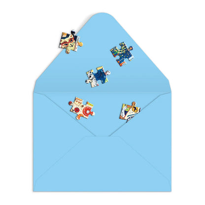 Happy Hanukcats Greeting Card Puzzle Galison