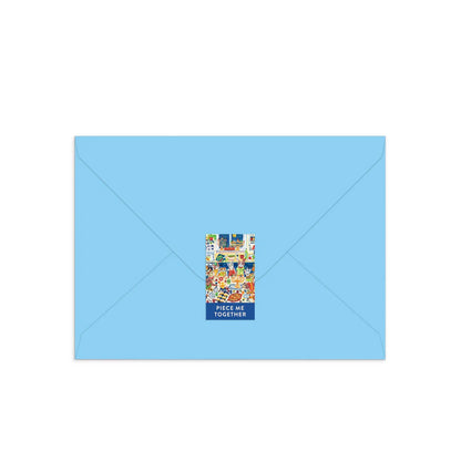 Happy Hanukcats Greeting Card Puzzle Galison