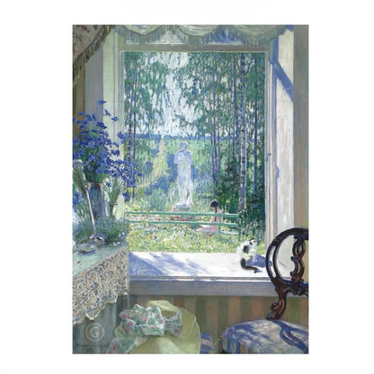 SEREN ART Open Window to the Garden 1000 Piece Puzzle SEREN ART