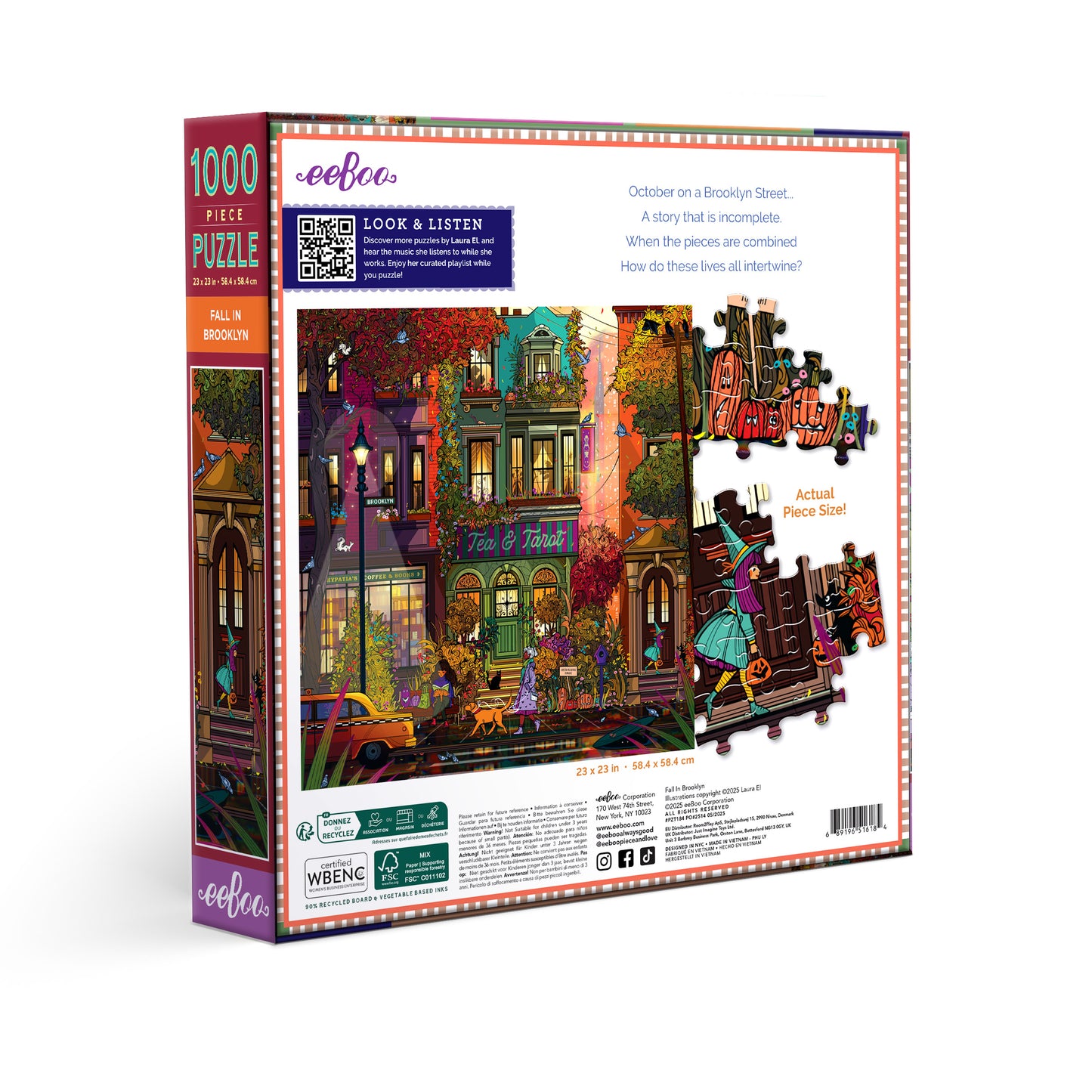 Fall in Brooklyn Puzzle 1000pcs