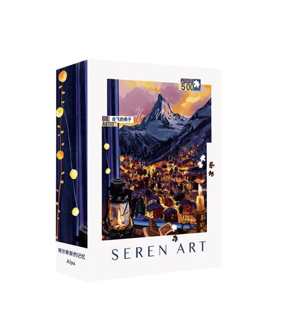 SEREN ART Memories of the Alps 500 Piece Puzzle SEREN ART