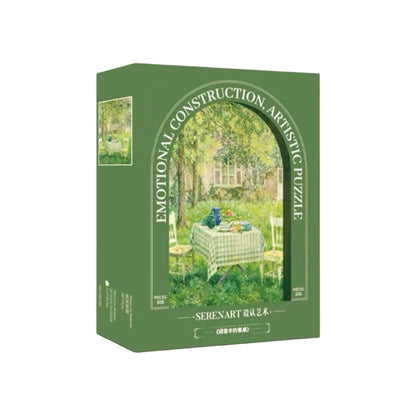 SEREN ART Table in the Green Garden 500 Piece Puzzle SEREN ART