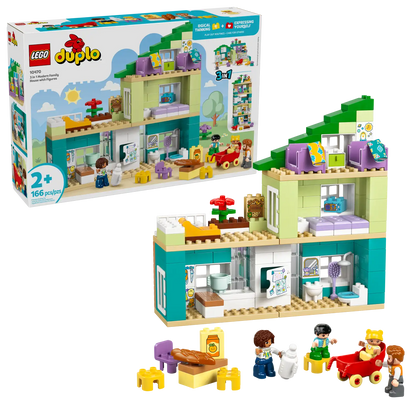 LEGO DUPLO® 3 in 1 Modern Family House with Figures 10470