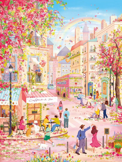 3D-JP Love Begins with a Walk 1008 Piece Puzzle 3D-JP