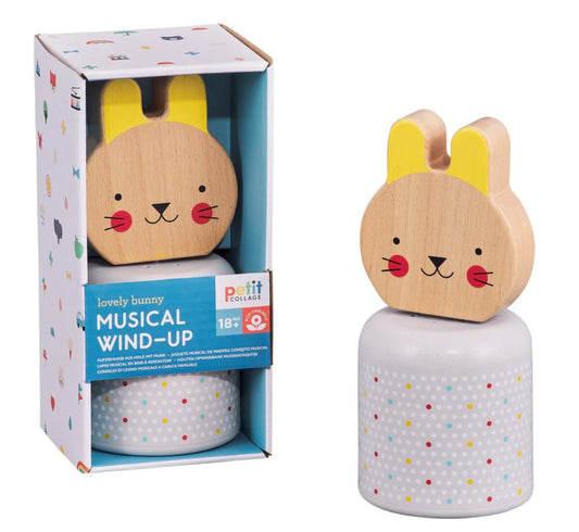 Lovely Bunny Musical Wooden Wind-up