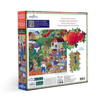 Fall Apple Picking 1000 Piece Puzzle