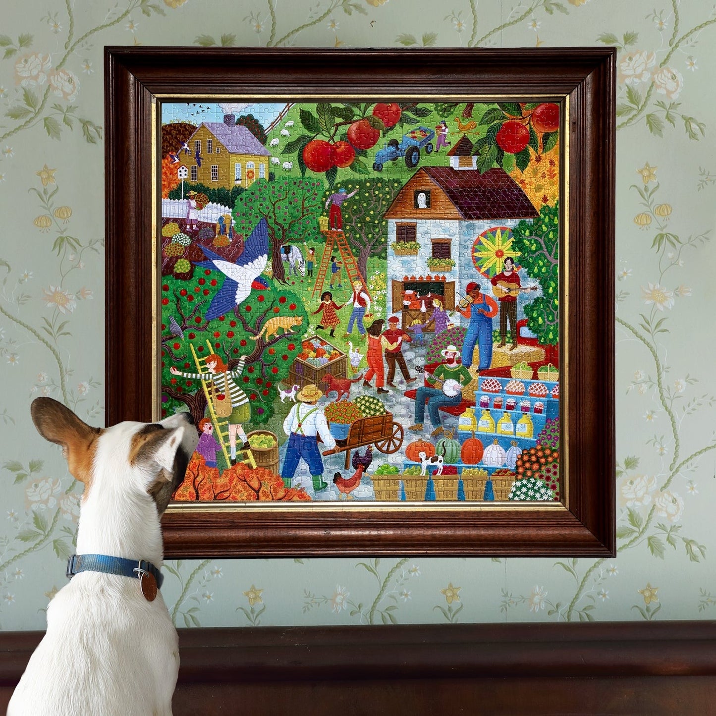 Fall Apple Picking 1000 Piece Puzzle
