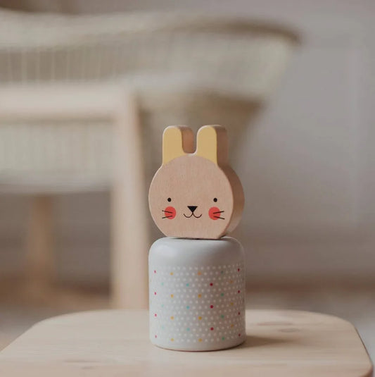 Lovely Bunny Musical Wooden Wind-up