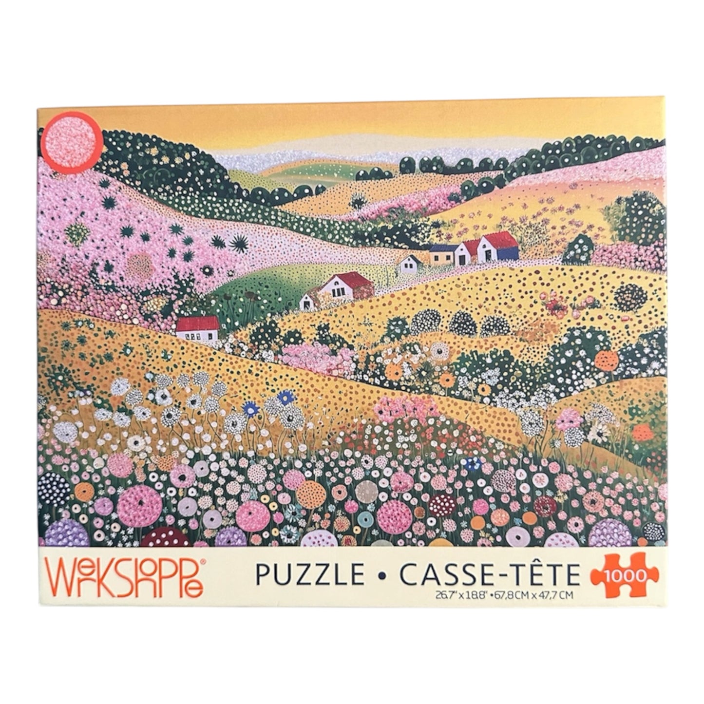 WerkShoppe Wildflower Hills 1000 Piece Puzzle WerkShoppe