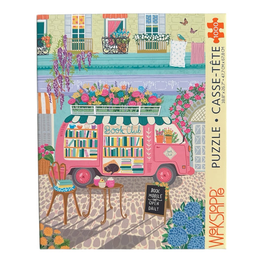 WerkShoppe Mobile Book Club 1000 Piece Puzzle WerkShoppe