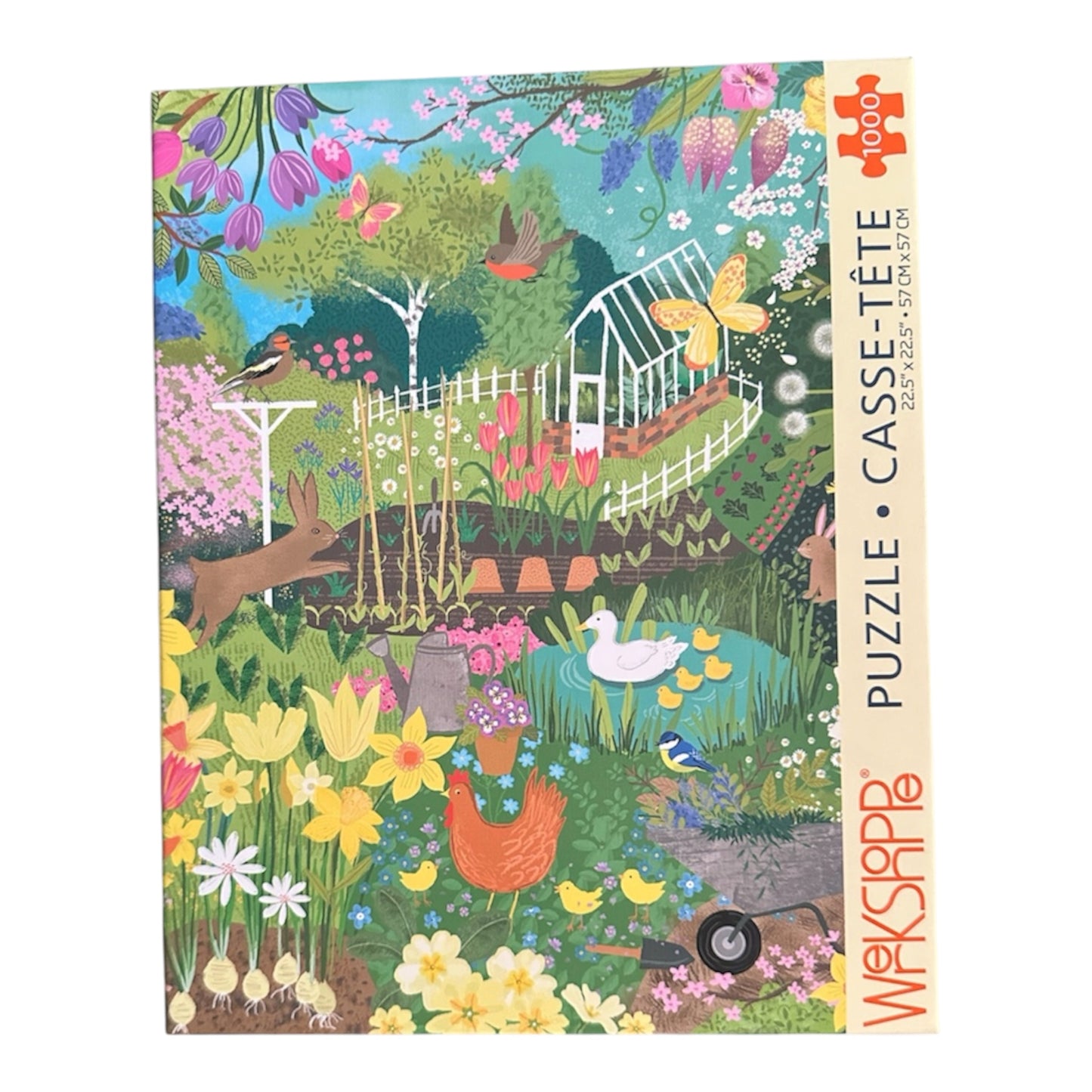 WerkShoppe Whimsical Garden 1000 Piece Puzzle Jigsaw puzzles
