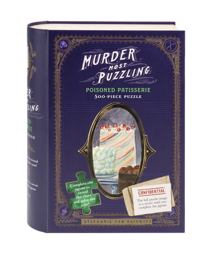 Murder Most Puzzling Poisoned Patisserie 500 Piece Puzzle Chronicle Books