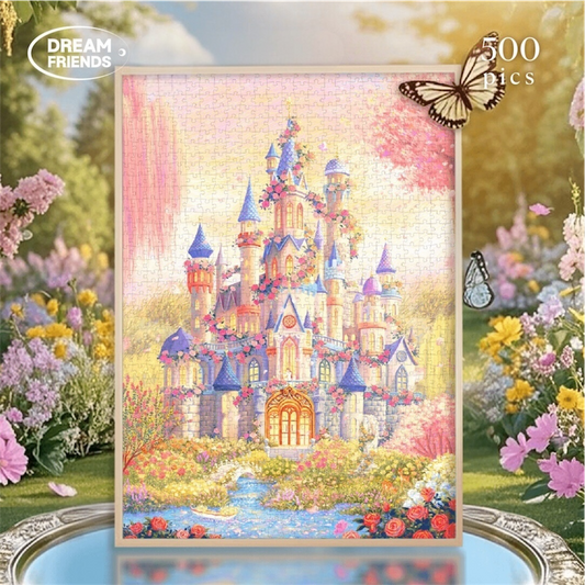Rose Castle 500 Piece Jigsaw Puzzle